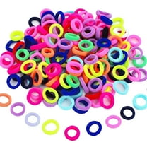 Baby Hair Ties,Casewin Small Hair Ties for Kids,100pcs Small Rubber Hair Bands Elastic Ponytail Holders,Tiny Elastic Hair Bands for Baby Toddlers Girls Hair Accessories