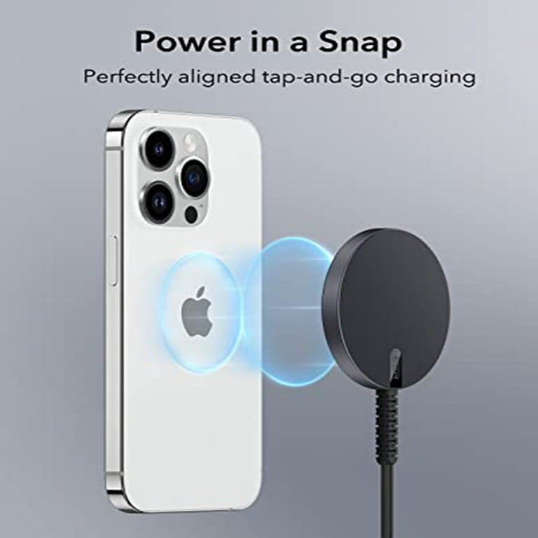  ESR Charger for Magsafe, Magnetic Charger for iPhone, Wireless  Charger iPhone Compatible with iPhone 15/14/13/12 Series, Strong Magnetic  Charger Pad with Type C Cable : Cell Phones & Accessories