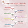 thumbnail image 2 of Colors LED  Light Therapy Wand for Face and Neck Rejuvenation, Eye Beauty Tool with Rotating Massage ,  Dog House, 2 of 5