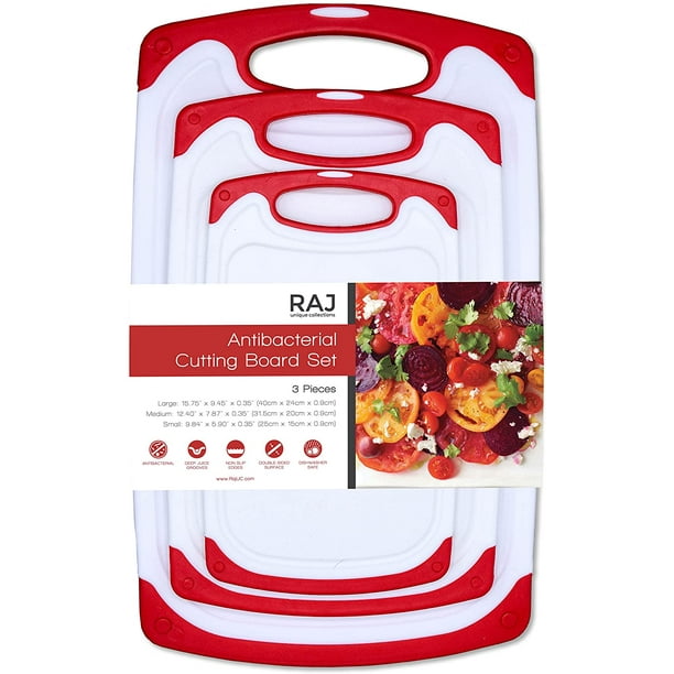 Raj Plastic Cutting Board Reversible Cutting board, Dishwasher Safe
