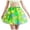 Green#43, variant on Tutu Tulles Skirts for Women Girls Adult LED Lights Princess Star Puffy Elastic Waist Mini Skirts Irregular A Line Mesh Layered Tutus Skirt