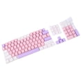 thumbnail image 4 of Purple Teclas gruesas Pbt Dye Upgrade 104, juego de teclas, teclas de perfil OEM, 4 of 5