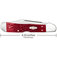thumbnail image 2 of Case XX Knives Copperlock Dark Red Bone Carbon Steel Pocket Knife, 2 of 5