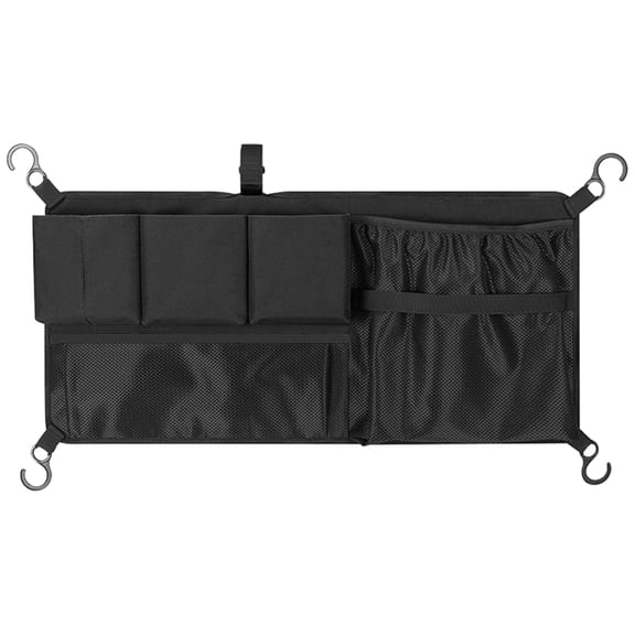 Camping Cart Side Pocket Organizer - 600D Oxford Cloth, Multi Pocket Net Bag for Folding Wagon