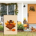 thumbnail image 3 of Happy Thanksgiving Day House Flag Cartoon Thanksgiving Day Turkey Washable Flags 28x40inch - Double Side Durable Camper Decorations Decoration for Patio Home Front Door Porch Lawn, 3 of 6