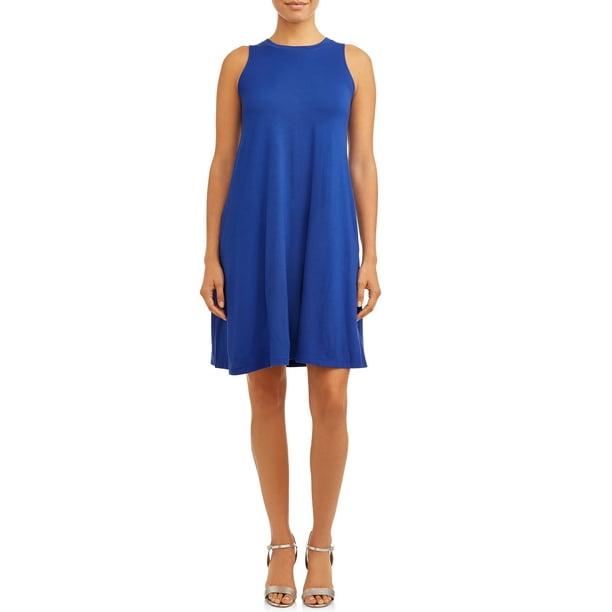 sleeveless knit dress