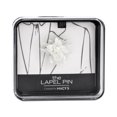 thumbnail image 1 of The Gift - Broche de flor para hombre, color blanco hueso, talla única, 1 of 1