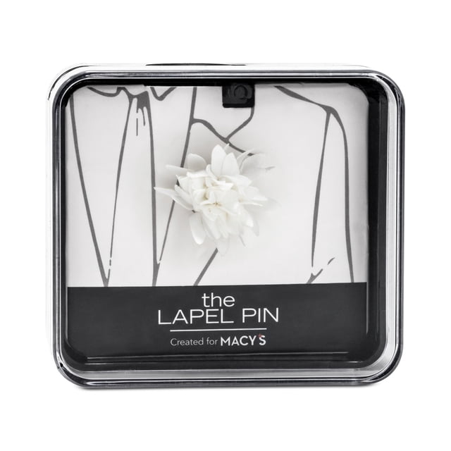 The Gift - Broche de flor para hombre, color blanco hueso, talla única