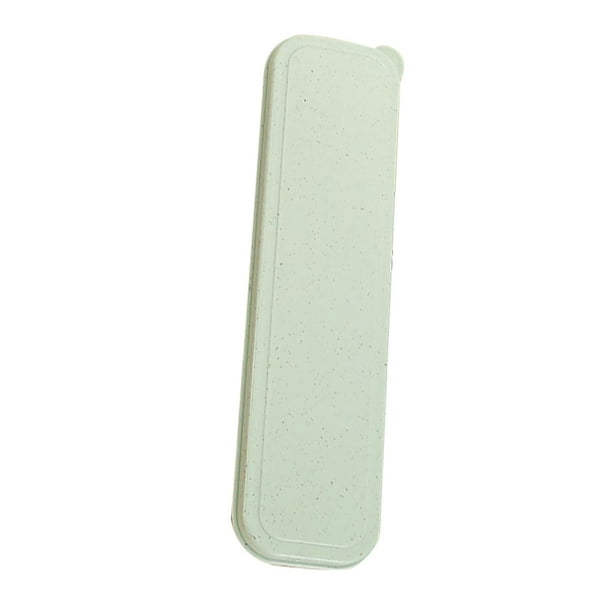 Yuarrent Juego de 3 uds de palillos para niños, tenedor, cuchara, juego de utensilios, vajilla de viaje para acampar Mostrada Verde