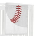 thumbnail image 5 of Sweet Jojo Designs Baseball Patch Red White and Blue Fleece Milestone Baby Blanket 3 Piece Set, 5 of 6