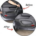 thumbnail image 5 of TINKI 2PCS Front Door Panel Cover Protector Trim for Honda Pilot 2016-2022/ Ridgeline 2017-2023/ Passport 2019-2023, Soft Carbon Fiber Car Door Panels Guard Anti Kick Sticker Accessories, 5 of 13