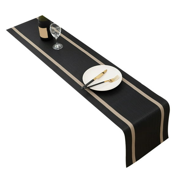 Hevirgo Waterproof Anti-Scratch Table Runner - Anti-Dirty - Anti-Oil - Cuttable - Table Decoration - PVC - Dining Room Table Runner - Home Decoration