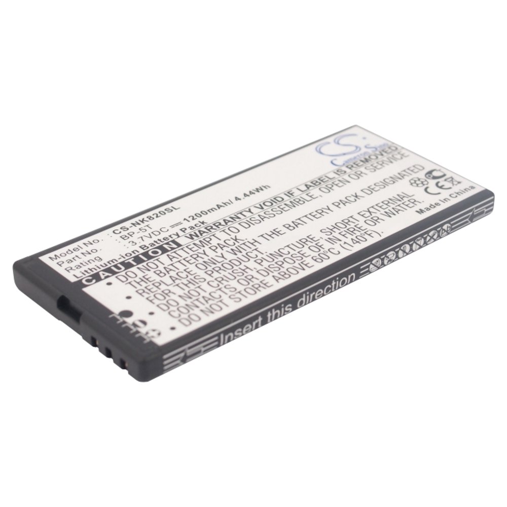 Replacement Battery For Nokia 3.7v 1200mAh/4.44Wh Mobile, SmartPhone Battery