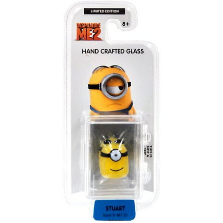 2 Glassworld minion Hand Crafted Glass - Stuart By Despicable Me From USA