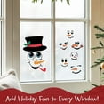 thumbnail image 6 of Wrapables Snowman Face Stickers for Crafts, Christmas Decoration for Windows, Refrigerators, Water Bottles, Cups (Set of 41), Frosty, 6 of 6
