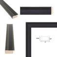 thumbnail image 4 of Black Hammered Flat Picture Frame 30x30 frame, 4 of 7
