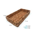 thumbnail image 2 of Canasta Homecreations Jacinto de Agua Rectangular sin Asas, 2 of 4