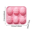 thumbnail image 3 of 3D Easter Egg 6 Cavities Easter Chocolate Silicone Rabbit Egg Tray Non Stick Baking For Easter Chocolate Cakes And Desserts, 3 of 6
