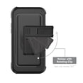 thumbnail image 6 of onn. Rugged Phone Case with Holster for iPhone 14 Plus - Black, 6 of 8