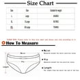thumbnail image 3 of HOMBOM Underwear for Women Briefs No Show Brown High Waisted Seamless Full Coverage Ladies Panties L, 3 of 3