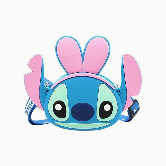 S-titch Coin Bag Cute Cartoon Portable Small Storage Bag Small Wallet Earphone Bag Pendant Girls Coin Purse Kids Gift