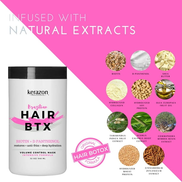 トリートメント Brazilian botox KERAZON Intensive Brazilian Hair Botox Treatment 32oz 946ml