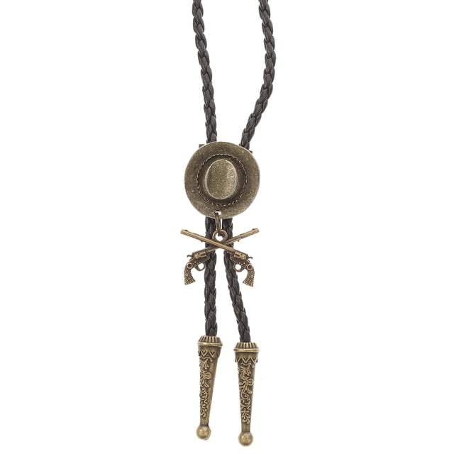 KAKOWELY Bolo Tie Charm Collar Cuello Cadena Bolo Tie Cuello Decoración Vintage Corbata