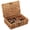 Brown Style1, variant on Ihvewuo Decorative Box with Lid Treated Gourd Grass Storage Basket Treated Gourd Grass Woven Decorative Box for Shelf Coffee Table Console Table Home Decor (Large or Small)