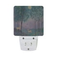 thumbnail image 5 of Yayeee LED Night Light for The Home Plug in With Light Sensors 2 Pack, Purple Forest Scene, 5 of 6
