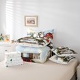 thumbnail image 6 of Manfei Winter Holiday 7-Piece King Bedding,Festive Christmas Snowman King Bed in a Bag,Xmas Reversible, 6 of 7