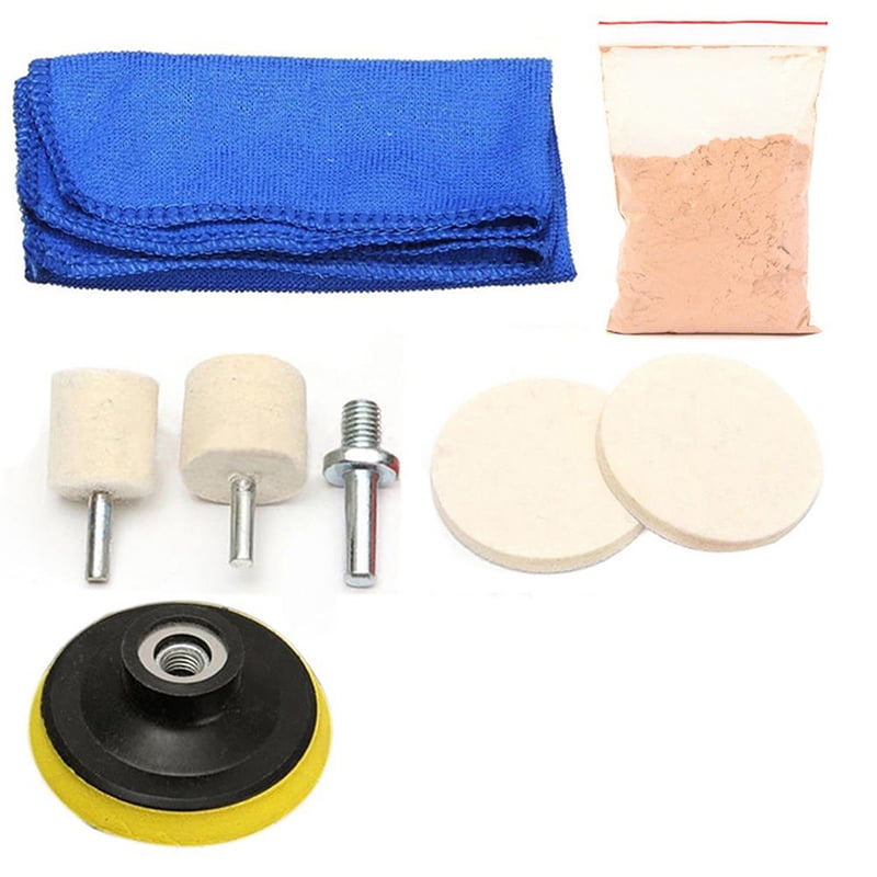 Windshield Polishing Tool Glass Polishing Kit Car Polisher Premium