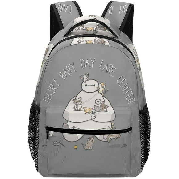 Unisex Baymax Cartoon Casual Backpack Laptop Business Travel Backpacks Schoolbag Bookbag Bags Rucksack Gifts Style-18