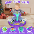 thumbnail image 4 of Richgv Dinosaur Sit and Spin Toys for 1 2 3 4 Year Kids, 360° Sit Spinner Activity Toy with Light Music Toddler Toy for Boys Girls Ages over 18 Months, 4 of 7