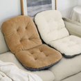 thumbnail image 6 of SLGHLSAHG Tufted Desk Chair Cushion, Plush Seat Cushion with Ties Thickened Office Chair Cushions for Back and Butt, Chair Pads for Chair Car Office Patio (White) A5933, 6 of 7