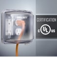 thumbnail image 5 of Hubbell 2-Gang Vertical Mount Non-Metallic In-Use Outdoor Outlet Cover, 5 of 7