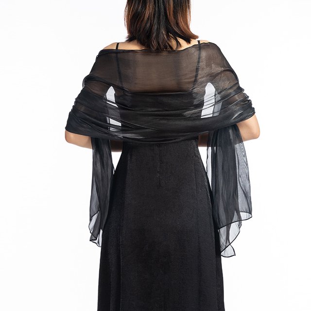 Chal popular nuevo vestido de noche vestido de novia chal de dama de honor chal de fiesta de color sólido bufanda