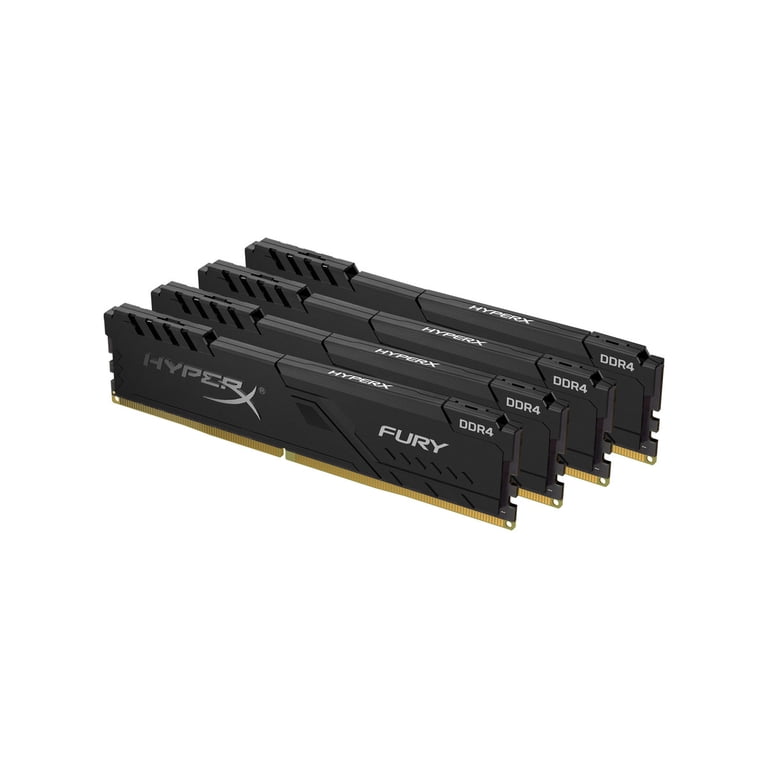 HyperX Fury 64GB 3200MHz DDR4 CL16 DIMM (Kit of 4) Black - Walmart.com