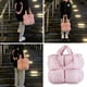 thumbnail image 5 of Sonducket Bolso de hombro acolchado versátil para mujer, práctico y elegante, acolchado, difuso, de alta capacidad, para axilas Bolsas de mensajero y de hombro Rosa, 5 of 6