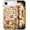 Amber Peony, variant on For iPhone 14/ iPhone 13 Floral Case, Magnetic Cover, Butterfly Dream | Compatible with MagSafe, Cute Aesthetic Vintage Stained Glass Bloom Flowers Design, Slim Fit Soft TPU Shockproof Phone Shell