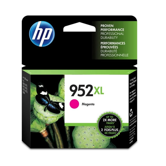 HP 952XL High Yield Magenta Original Ink Cartridge, ~1,450 pages, L0S64AN#140