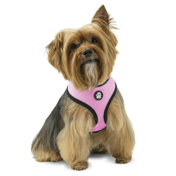 FurHaven Pet Harness Mesh Dog & Cat Harness, Pink, Medium Walmart