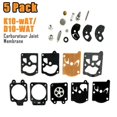 thumbnail image 2 of Premium 5 Pack Repair Kit for K10 WAT WA / D10 WAT Carburetor Diaphragm Seal Ensures Optimal Fuel Delivery, 2 of 5