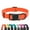 Orange, variant on Waterproof Dog Collar, Easy to Clean Rubber Dog Collars with Quick Release Buckle Fits Small Medium or Large Dogs (Orange, M