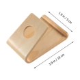 thumbnail image 2 of GOOHOCHY Soporte portátil de madera para teléfono móvil, ideal para casa o oficina (tilo), 2 of 8