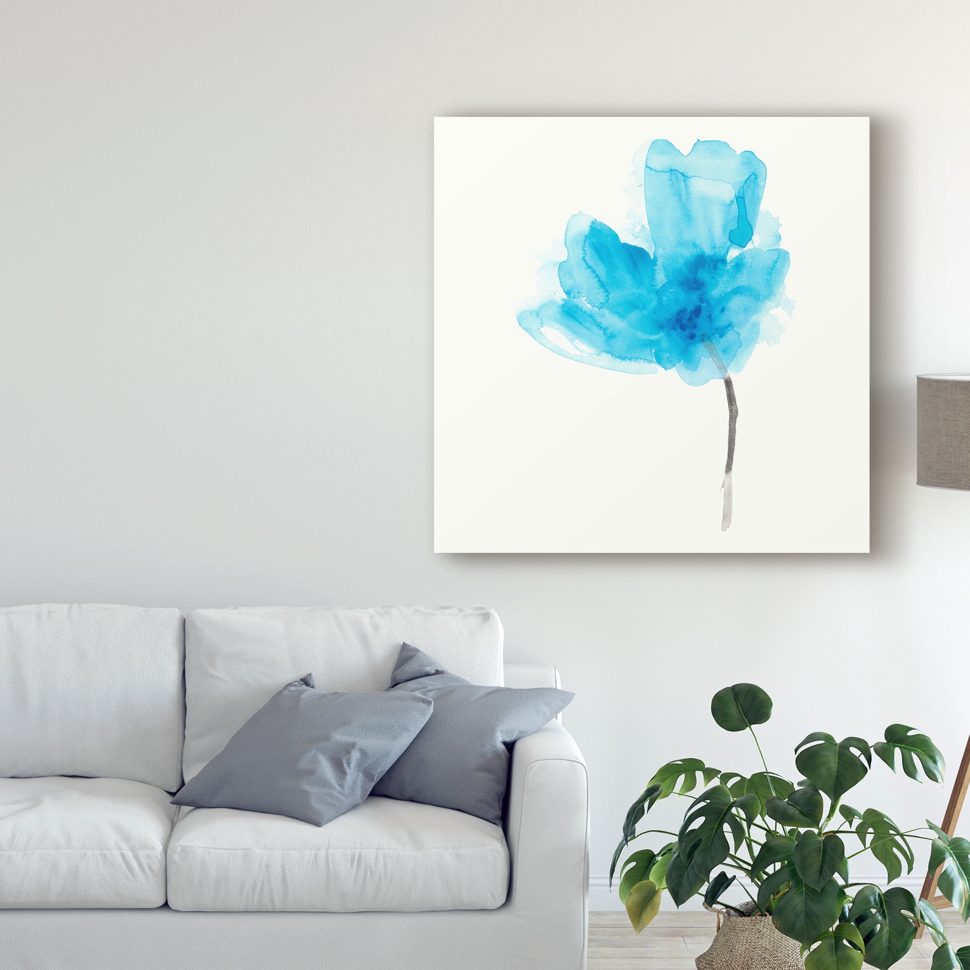 Trademark Fine Art 'Expressive Blooms V' Canvas Art by June Erica Vess