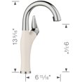 thumbnail image 2 of Blanco 526384 Artona 1.5 GPM Single Hole Pull Down Bar Faucet - PVD Steel / Anthracite, 2 of 7