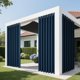 thumbnail image 4 of Cortinas Opacas para Puerta Corredera de Patio Joydeco 70x213 cm Azul Marino, 4 of 9