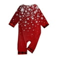 thumbnail image 5 of Onlypjs Matching Family Christmas Pajamas Set for Men, Women and Couples – Red Snowflake Tops & Plaid Pants Holiday Sleepwear, 5 of 5