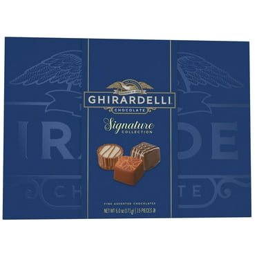 Ghirardelli Signature Collection Fine Assorted Chocolates Gift Box, 15 pc - 6 oz- Pack of 2