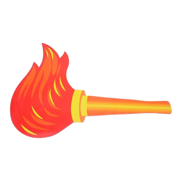 UPKOCH Party Game Props Torch Prop Realistic Design Multi Paper Felt 1Set